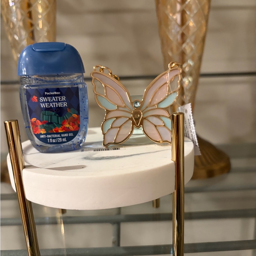 Bath & Body Works Butterfly PocketBac Holder/Sweater Weather Early Spring 2026